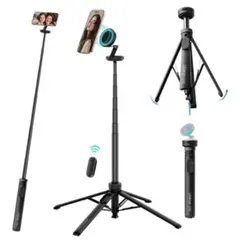 Ulanzi MT-85 自撮り棒 スマホ三脚 四脚 Magasfe150cm