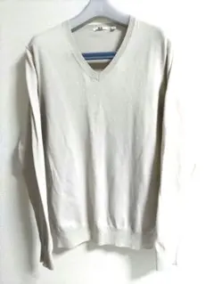 ユニクロ　 Vネック 長袖セーター　Мサイズ