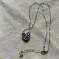 SWAROVSKI ハート型ストーンネックレス