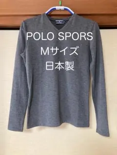 POLO SPORTS 長袖 Vネック M 日本製 レディース