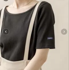 mline・ちび半袖Tシャツ・ブラックのサムネイル