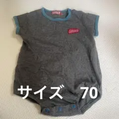 Coleman 半袖ロンパース グレー