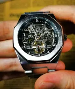 FOSSIL フォッシル 自動巻き スケルトン 腕時計 メンズ ME3081 - メルカリ