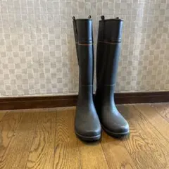 【ベネトン】ラバーロングブーツ サイドストラップ付き