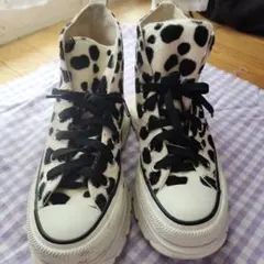 CONVERSE ALL STAR ダルメシアン柄 ハイカットスニーカー23.5