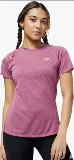 ニューバランスLサイズプリンテッド SS WT21263 半袖Tシャツレディース