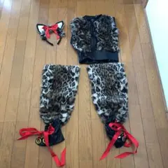 ヒョウ柄　あったかコスプレ