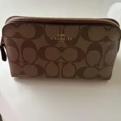 COACH シグネチャー ポーチ ブラウンのサムネイル