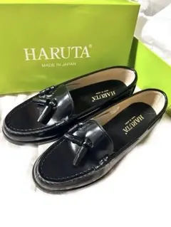 HARUTA×PABLIC TOKYO ローファー コラボ 黒 24.5 EE - メルカリ