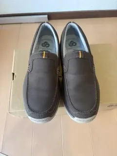 美品　Clarks Cloudsteppers スリッポン ブラウン