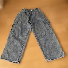 レディース　デニムカーゴパンツ　M