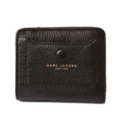 MARC JACOBS ブラック 二つ折り財布　M0014215