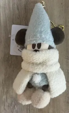 値下げ中　リルリンリン　ぬいぐるみバッジ　水色　ディズニー　2025 クリスマス