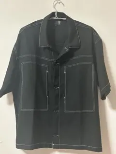 【美品】LAKORE ブラックステッチシャツ Lのサムネイル