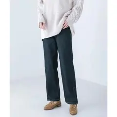 スリットストレッチデニムパンツ