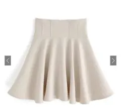 GRL インパン裏地付きコルセット風ミニフレアスカート[gm728]