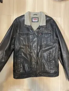 Levi's ジャケット XL 黒 ボア襟