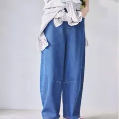 studio CLIP 【ONKUL掲載商品】カーブデニムパンツ