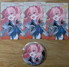 プロセカ セカライ 5th 桃井愛莉 缶バッジ&エピカ箔押し1枚&ノーマル2枚