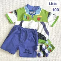 美品【littc】バズライトイヤーコスチューム 100 セットアップ なりきり