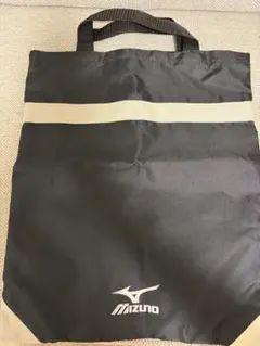 【未使用】MIZUNO ミズノ 野球 スパイクケース バッグ 黒　紐なし