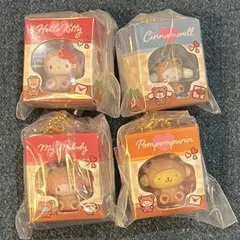 【サンリオ】ミニチュアパッケージコレクション☆4種セット☆カプセルトイ☆ガチャ