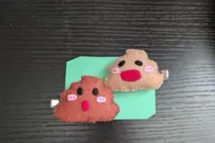 うんちの前髪クリップ