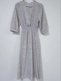 Honeys 花柄 ロングワンピース