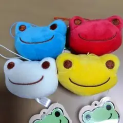 かえるのピクルス　フェイスマスコット4個　新品タグ付き