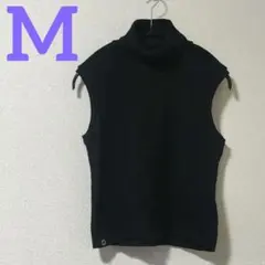 VERSACE CLASSIC（ヴェルサーチ・クラシック）ノースリーブニット黒Mのサムネイル