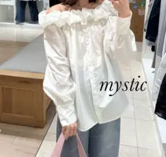 新品 /mystic コットンキャンディブラウス