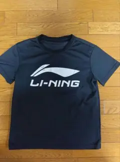 LI-NING ブラックゲームシャツ　ユニS　リーニン　バドミントン