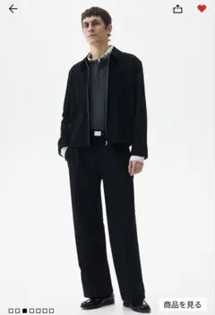 ブラック ブルゾン