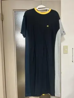 Champion 半袖ワンピース M ネイビー