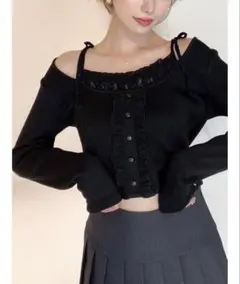 RESEXXY レイヤードカットソー ブラック