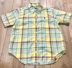 Ralph Lauren ラルフローレン 半袖 チェックシャツ 110cm