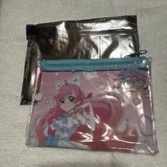 プリキュア×かっぱ寿司　キュアプリズム　ミニクリアポーチ
