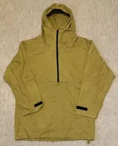 ワークマン 棉質連帽夾克 S020A M號 男款 芥末黃色