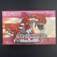 [週末限定値引き]箱のみ　ポケットモンスター ルビー　グラードン　Pokémon