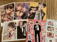 とことんクズな渡良瀬なのに　イラストカード　ステッカー　韓国版