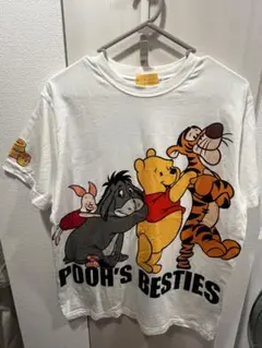 東京ディズニーリゾート Tシャツ ユニセックス くまのプーさん Mサイズ 美品