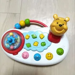 【箱なし・動作確認済】くまのプーさん どこでもゆびさき遊びミニ！ 知育玩具のサムネイル