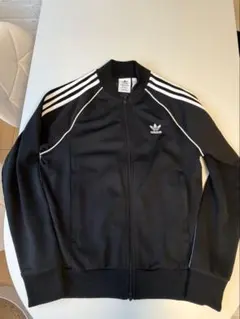 ★彡adidas ジャージ 黒 3本ライン
