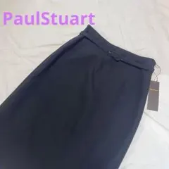 ☆☆ PaulStuart ブラック ストレートスカート フレア ベルト付きM