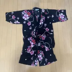 ハローキティ 甚平 レディース Mサイズ ピンク キティちゃん
