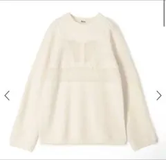 Edition パッチワークレース クルーネックニット ホワイト - メルカリ