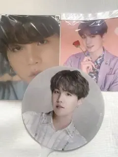 BTS ユンギセット　シュガ　うちわ　クリアファイルプレムアムフォト