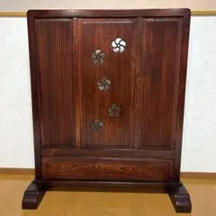 karimoku カリモク 間仕切り 梅の透かし柄 レトロ 和モダン 昭和 karimoku☆ 衝立て 間仕切り 梅の透かし柄 レトロ 和モダン 昭和