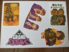 TGS2025 ノベルティ GRAND OUTLAWS ゲームショウ ステッカー