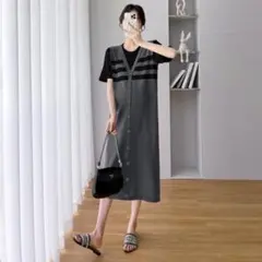 マタニティ ワンピース 授乳服 2WAY